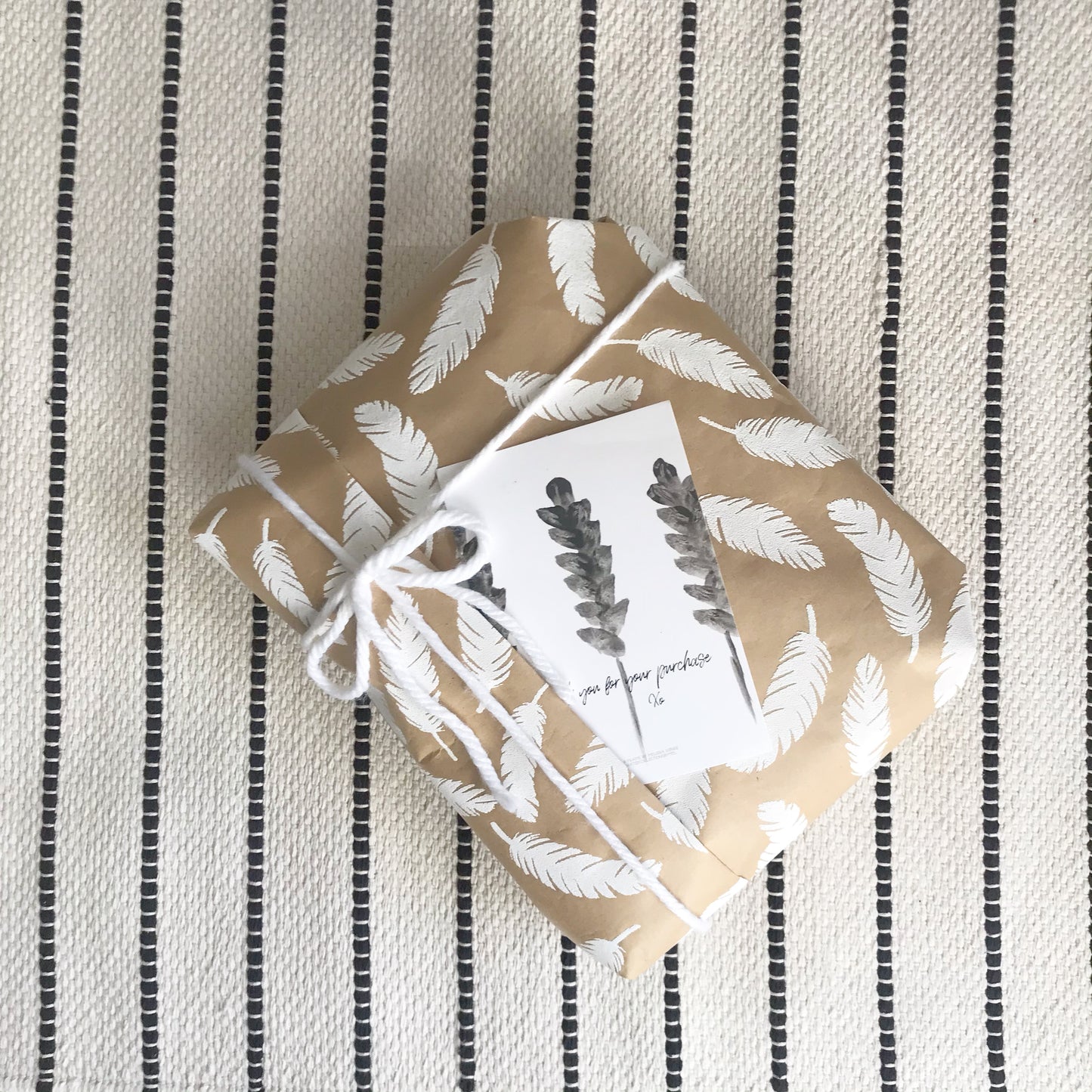 Pampas Grass Thank You Cards- Quantity 50