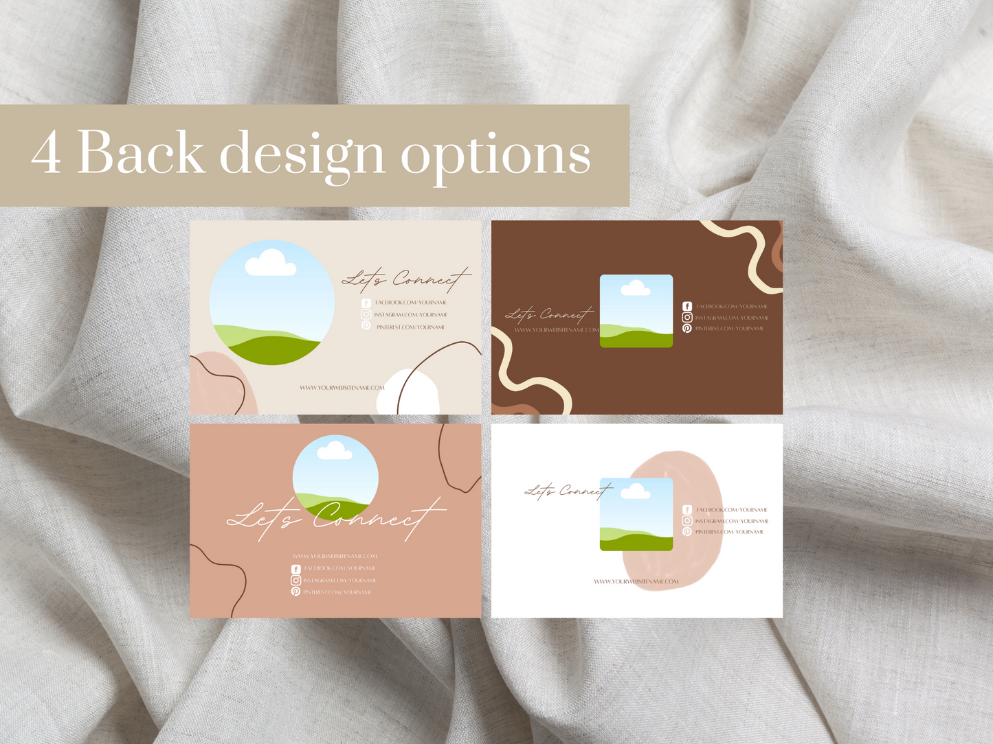 Customizable Thank You Card for your business- Instant download