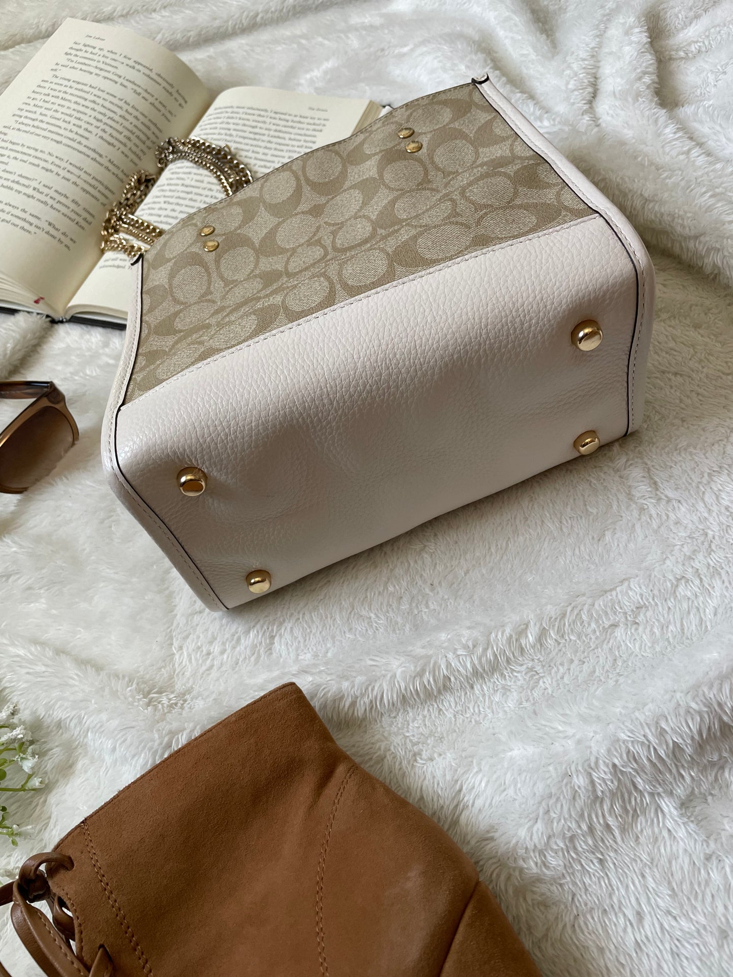 Coach Signature Dempsey Tote 22