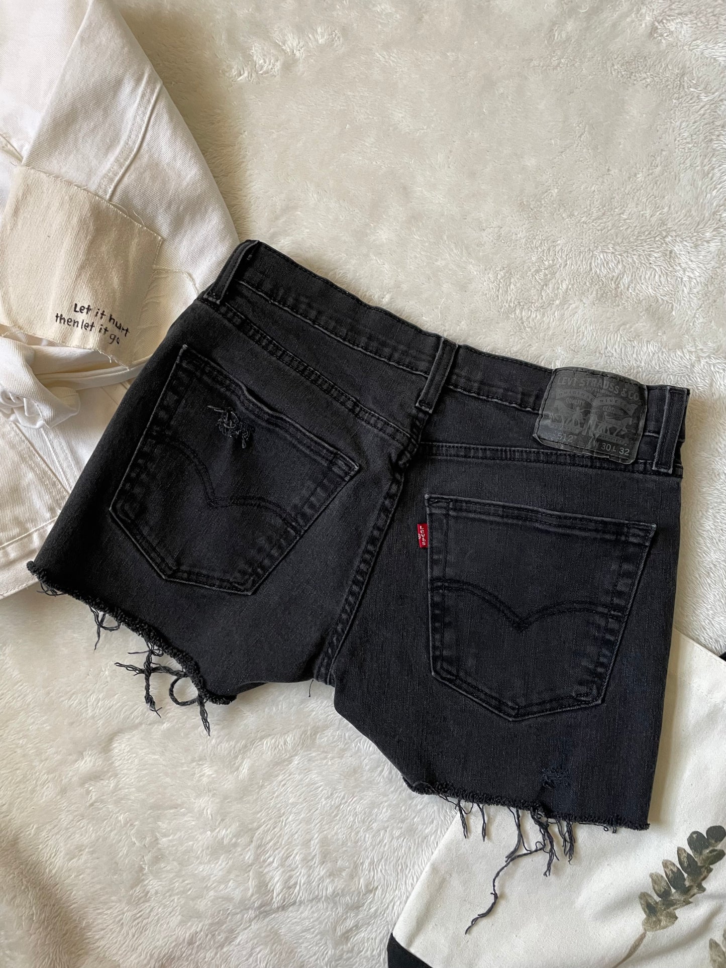 Levi’s Ashy black 3" shorts. Size 30