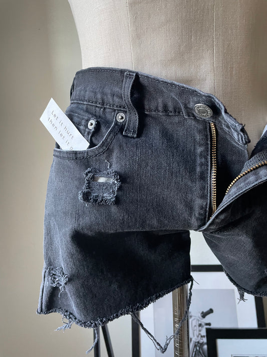 Levi’s Ashy black 3" shorts. Size 30