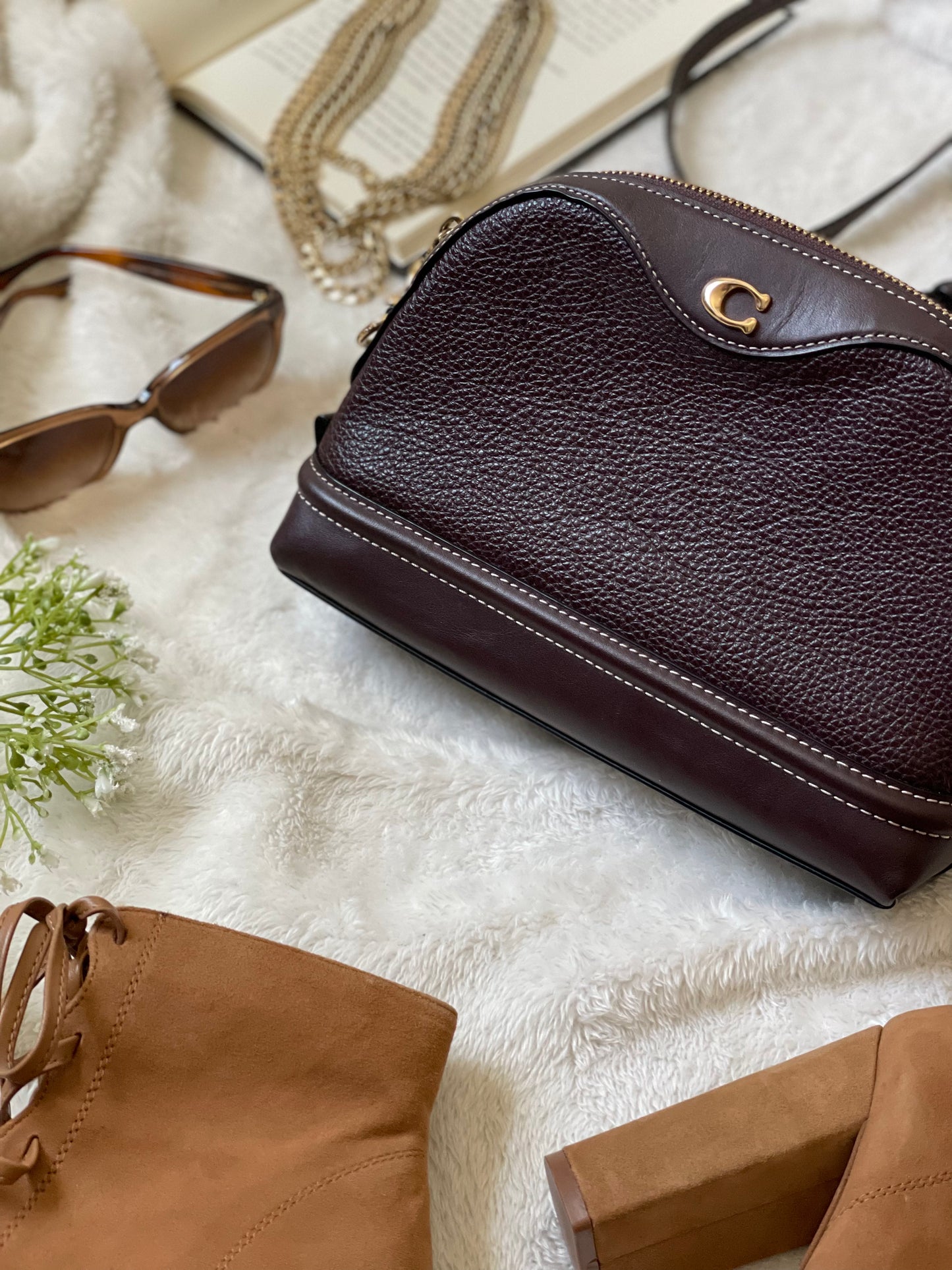 Coach Ivie Crossbody Bag in Oxblood