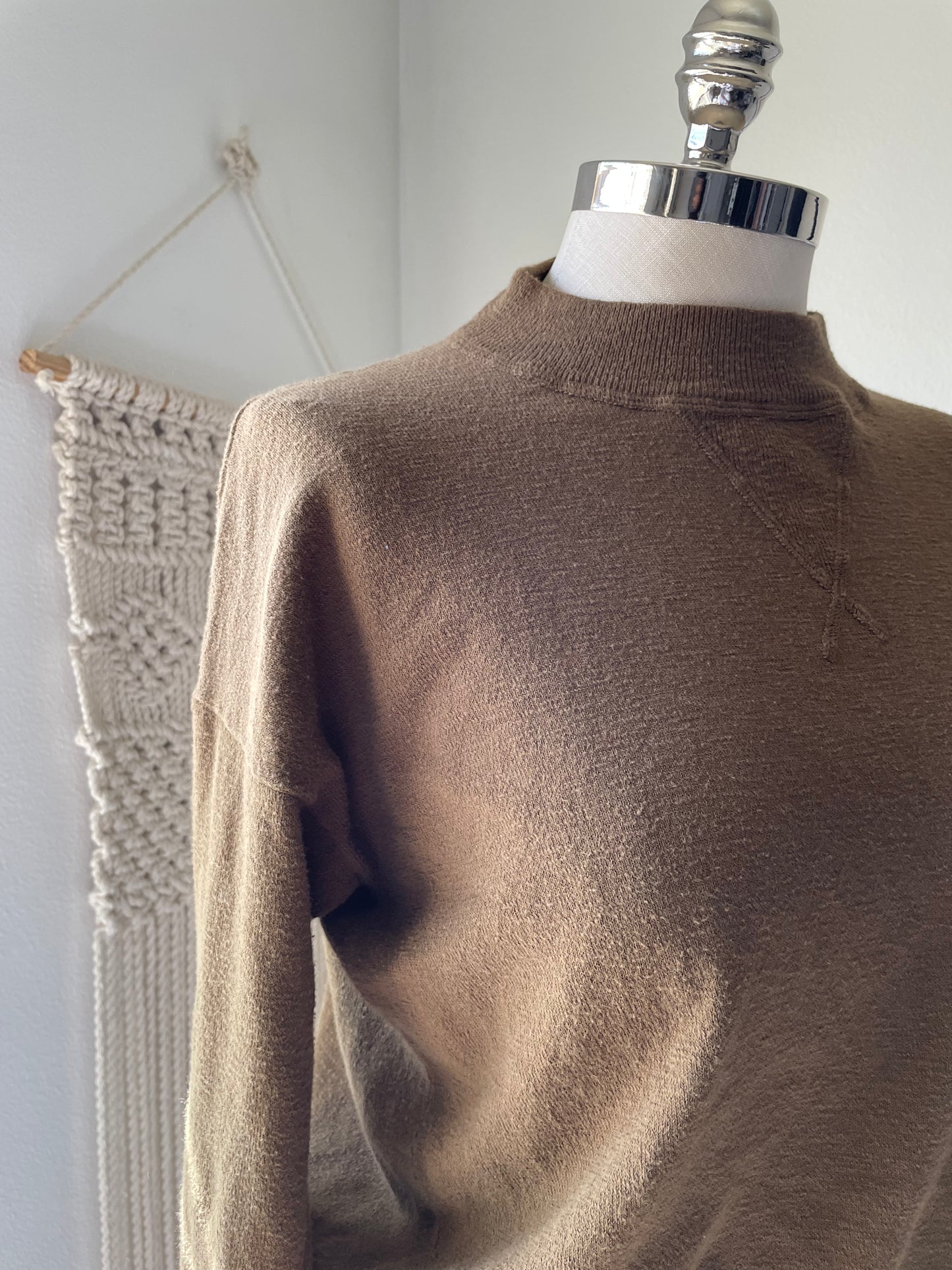 Madewell green crew neck sweater. Medium.