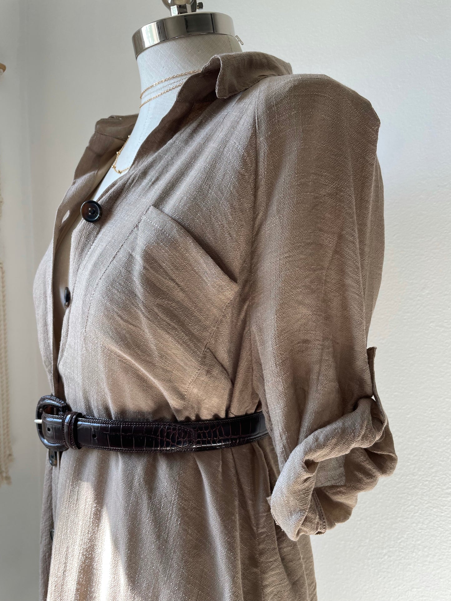 Curated Capsules. Taupe. Size Large. 6 items.