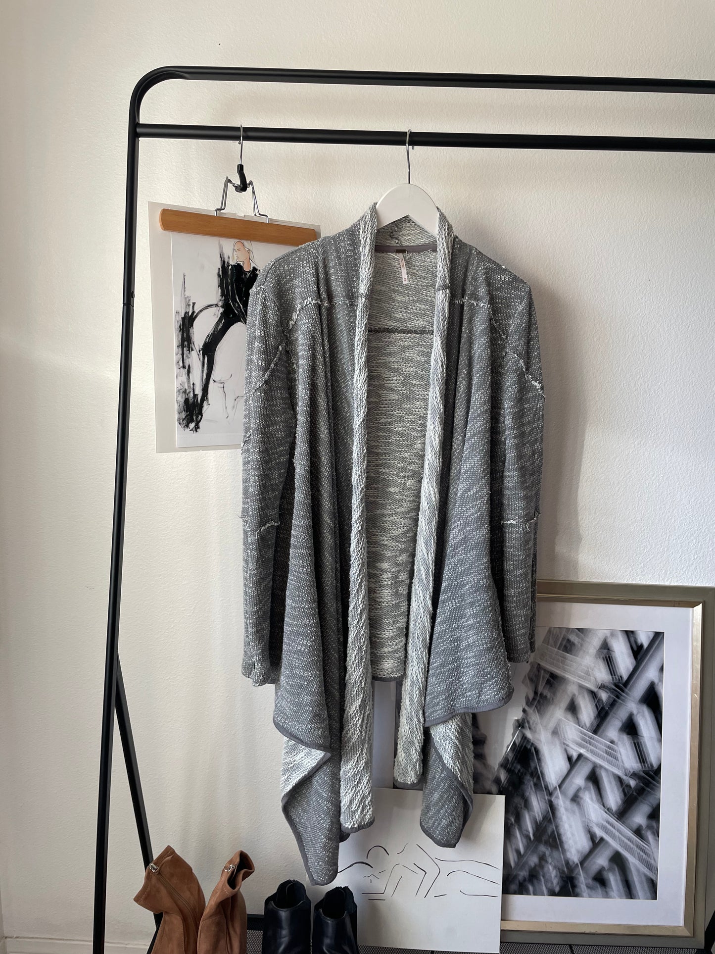 Free People textured cardigan. Size XS.