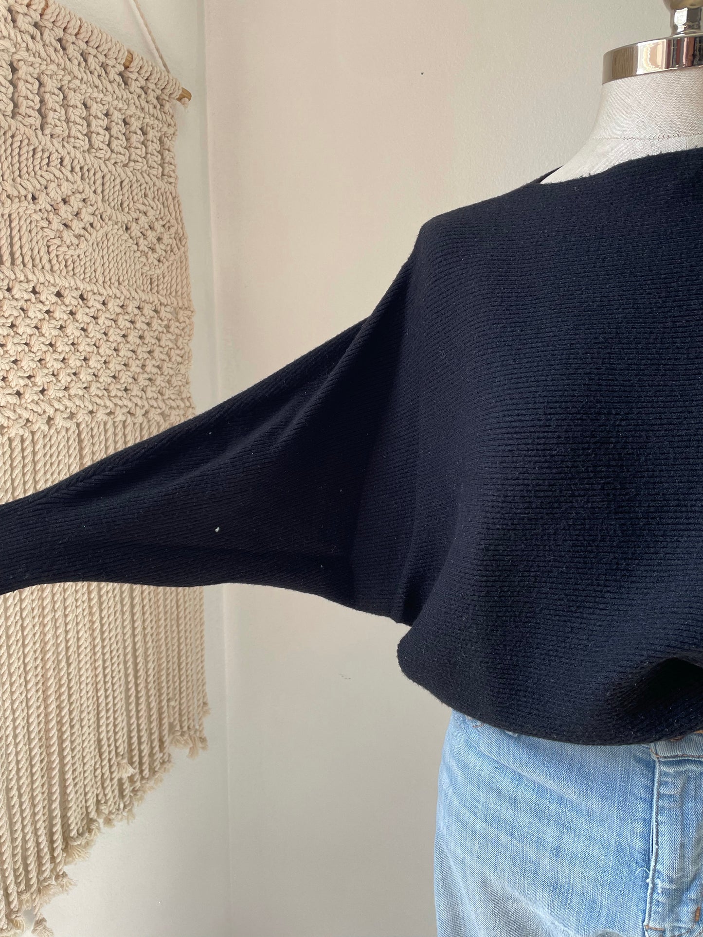 Curated Capsules. Black and cream. Size medium. 4 items.