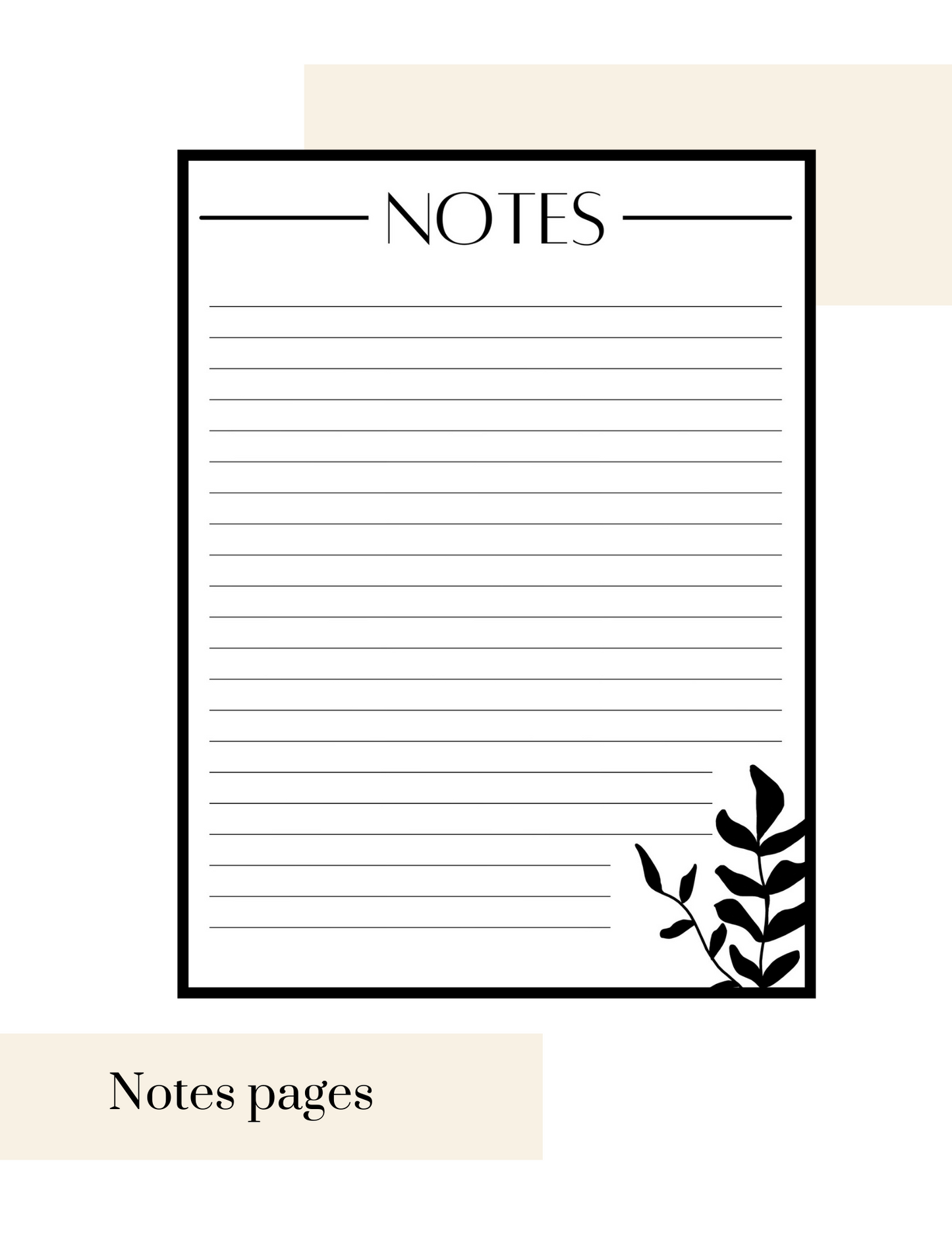 Weekly planner printable