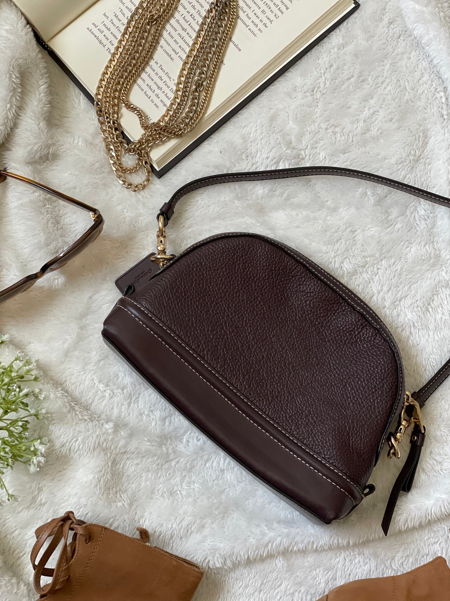 Coach Ivie Crossbody Bag in Oxblood