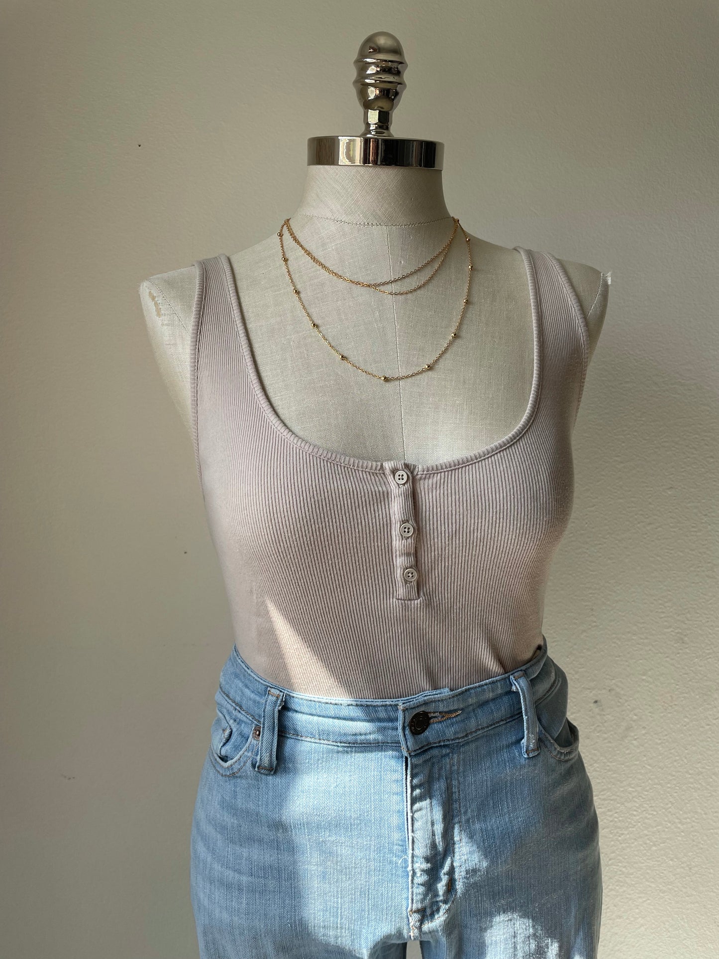 Curated Capsules. Taupe. Size Large. 6 items.