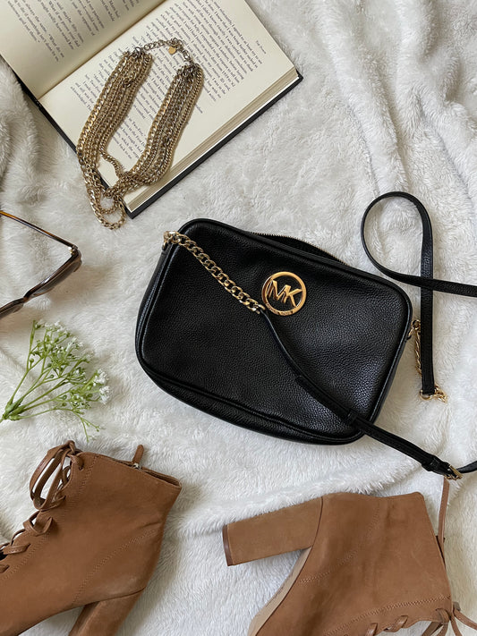 Michael Kors Fulton crossbody in Black