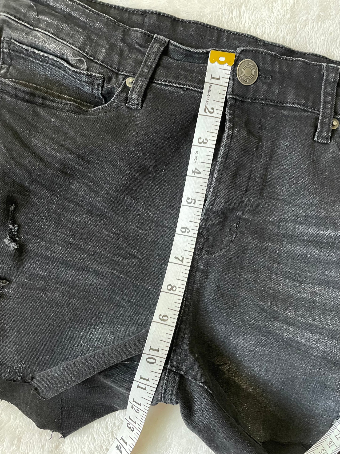 Rue21 Black upcycled short. Size 34