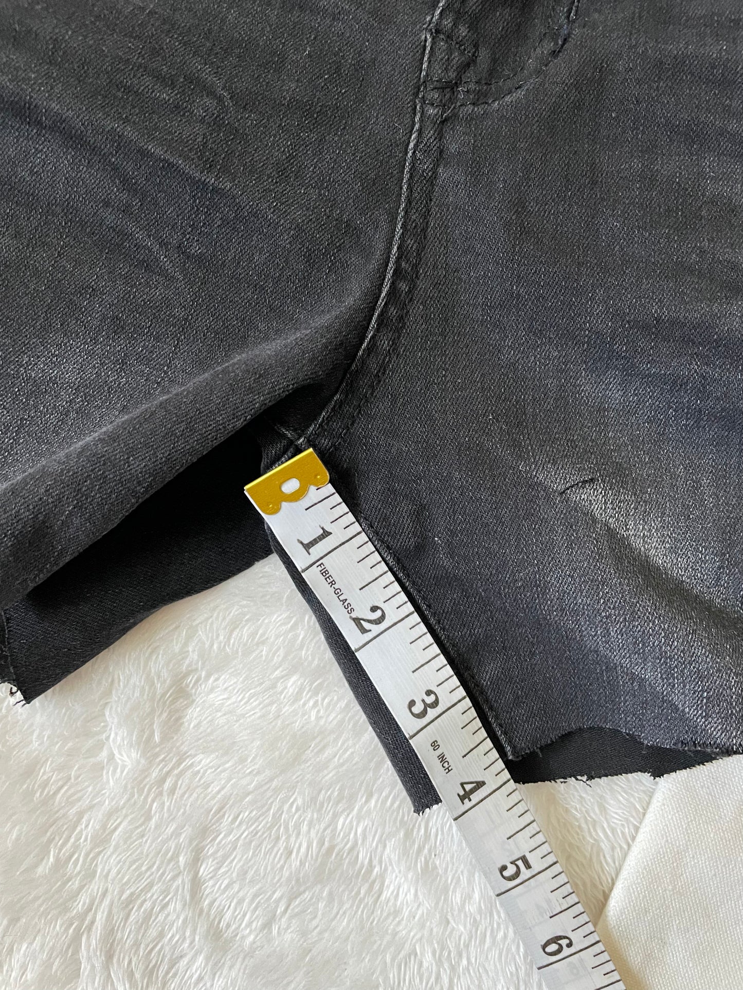 Rue21 Black upcycled short. Size 34