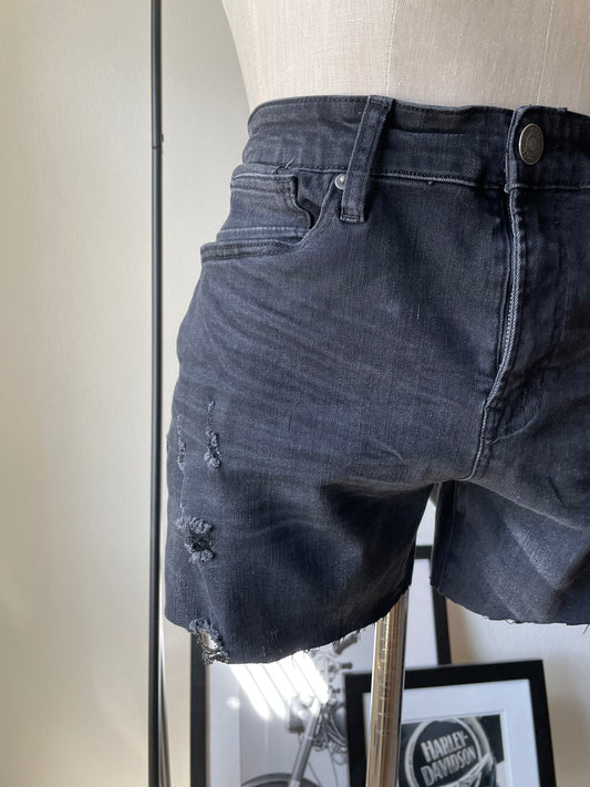Rue21 Black upcycled short. Size 34