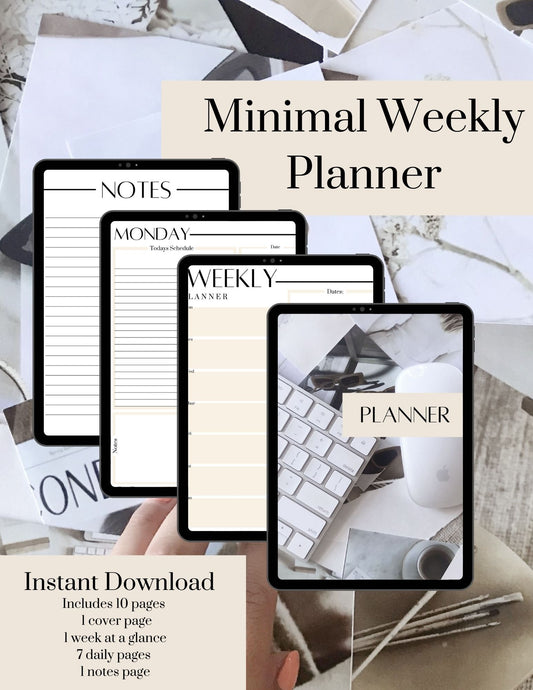 Weekly planner printable