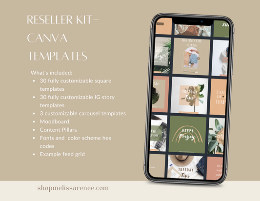 IG Canva Templates- Reseller Kit - Instant Download